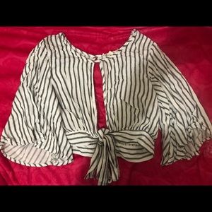 LA hearts cute stripe top